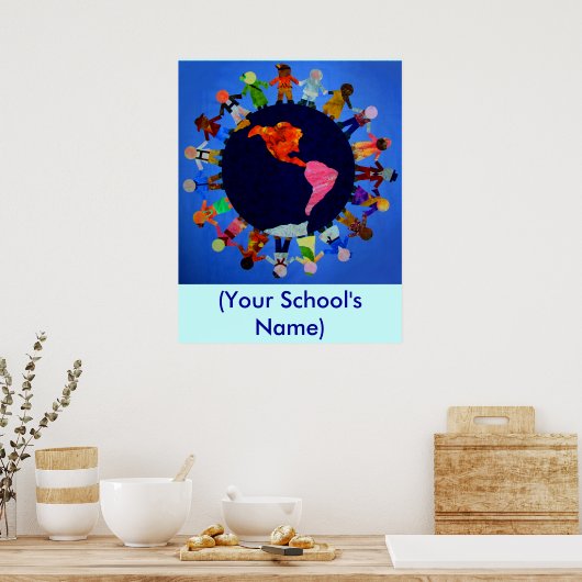 Peaceful World Children -  Poster (Keuken)