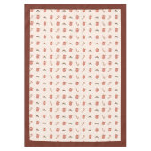 Peaceful Xmas Cloth Groovy Vintage Pastel Touch Tafelkleed (Voorkant)