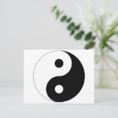 Peaceful Yin Yang Briefkaart (Staand voorkant)