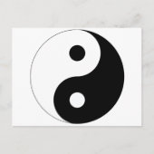 Peaceful Yin Yang Briefkaart (Voorkant)