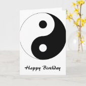 Peaceful Yin Yang Kaart (Gele Bloem)