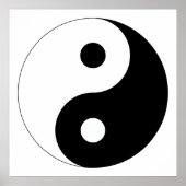 Peaceful Yin Yang Poster (Voorkant)