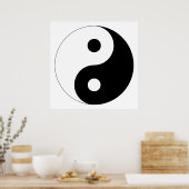 Peaceful Yin Yang Poster (Keuken)
