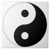 Peaceful Yin Yang Tegeltje (Voorkant)