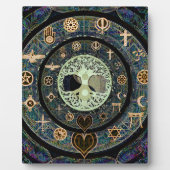 Peaceful Yin Yang Tree of Life Symbol Fotoplaat (Voorkant)