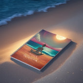 Peaceful Yoga Meditation Moonlight Sky Notitieboek