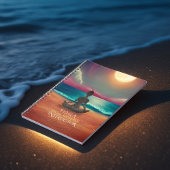 Peaceful Yoga Meditation Moonlight Sky Notitieboek