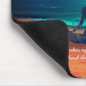 Peaceful Yoga Meditation Moonlight Sky Quote Muismat (Hoek)