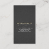 Peaceful Yoga Meditation Moonlight Sky Visitekaartje (Achterkant)