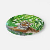 Peaceful Young Bengal Tiger Paper Borden Papieren Bordje (Gekanteld)