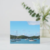 Peaceful Zee St. Thomas Briefkaart (Staand voorkant)