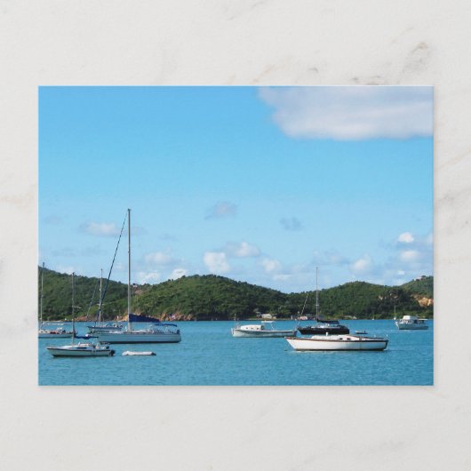 Peaceful Zee St. Thomas Briefkaart (Voorkant)