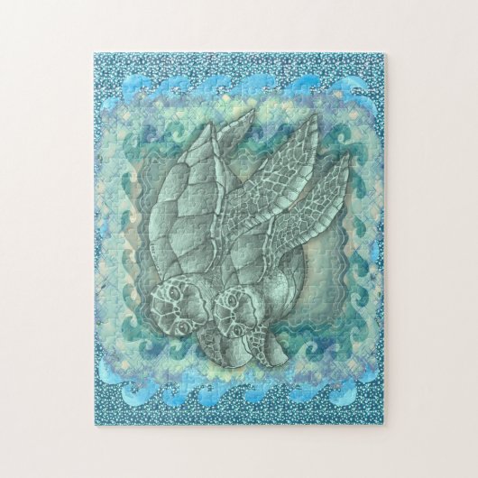 Peaceful Zee Turks Legpuzzel (Verticaal)