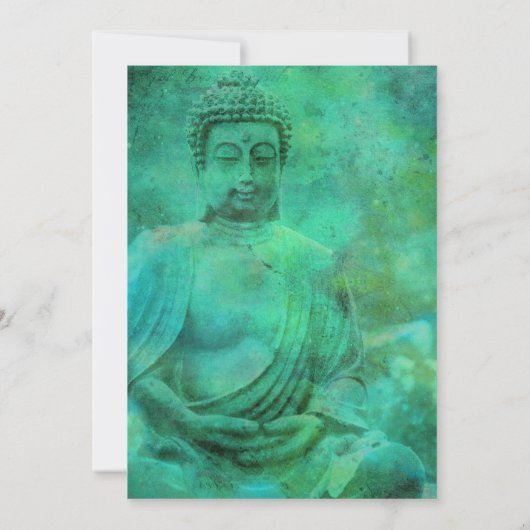 Peaceful Zen Buddha Kaart (Achterkant)