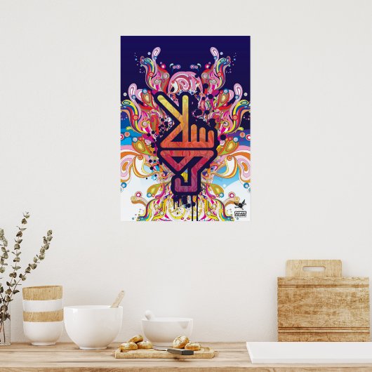 PeaceHand-Poster Poster (Keuken)