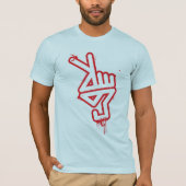 PeaceHand-T-shirt (Mannen) T-shirt (Voorkant)