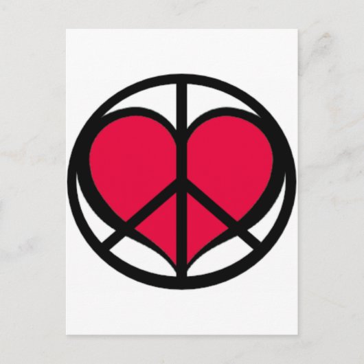 PeaceLove Briefkaart (Voorkant)