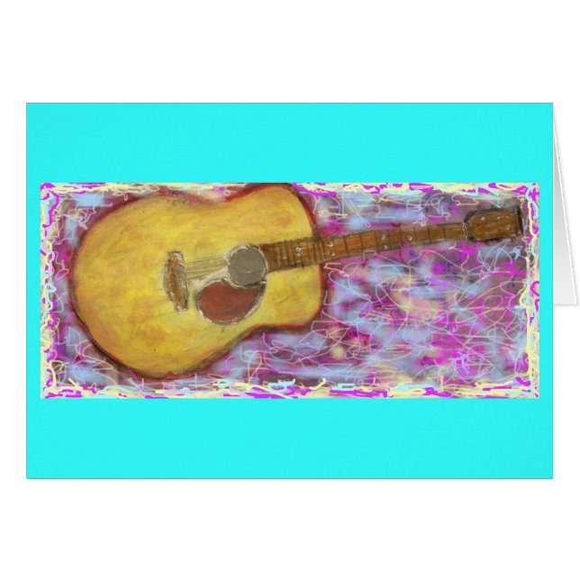 PeaceLove Guitar Art (Voorkant Horizontaal)