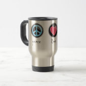 Peacelovehockey Reisbeker (Voorkant links)