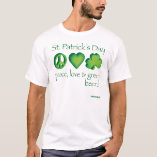 PeaceLoveShamrock T-shirt