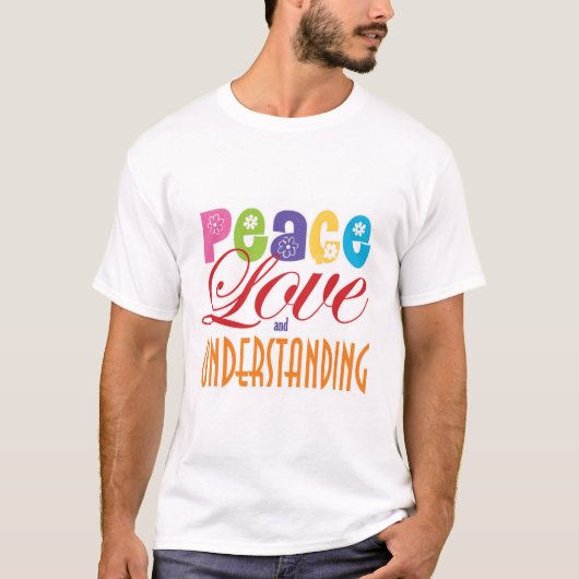 PeaceLoveUnderstanding T-shirt (Voorkant)