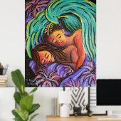 Peacely Dreaming Couple Poster (Thuiskantoor)