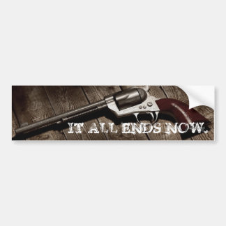PEACEMAKER, HET EINDE NU ALLEMAAL. BUMPERSTICKER