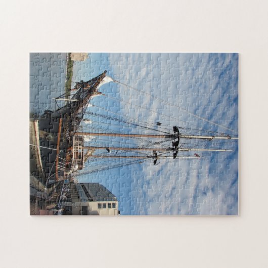 Peacemaker Tall Ship Moored in Savannah GA Legpuzzel (Horizontaal)