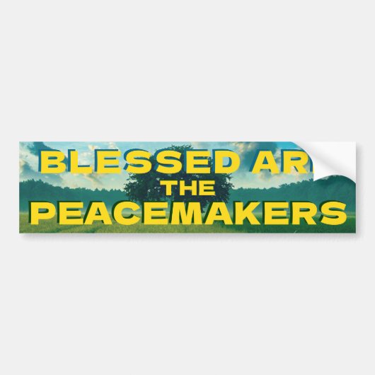 Peacemakers Bumpersticker (Voorkant)