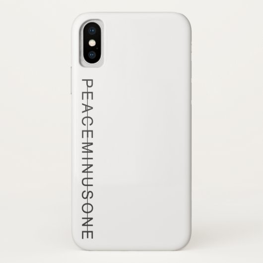 PeaceMinusOne iPhone Hoesje (Achterkant)