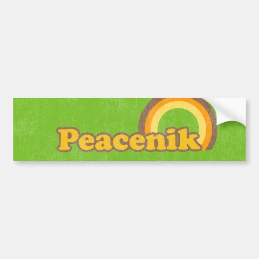Peacenik Bumpersticker (Voorkant)