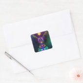 Peacepixy Visitekaartje Vierkante Sticker (Envelop)