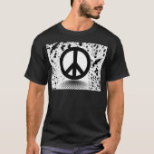 Peacesign splater t-shirt (Voorkant)