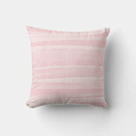 Peach abstract Waterverf Pillow Kussen