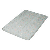 Peach and Blue Dreamweaver Bath Mat (Gekanteld)