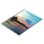 Peach and Blue Sunset op het bergmeer Notitieboek (Linkerzijde)