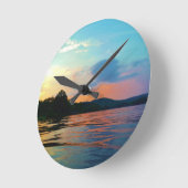 Peach and Blue Sunset op het bergmeer Ronde Klok (Hoek)