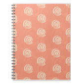 Peach and Cream Swirls Notitieboek (Voorkant)