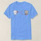 peach and goma mochi cat 1 t-shirt (Design voorkant)