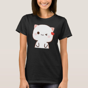 Peach and Goma Mochi Cat T-shirt