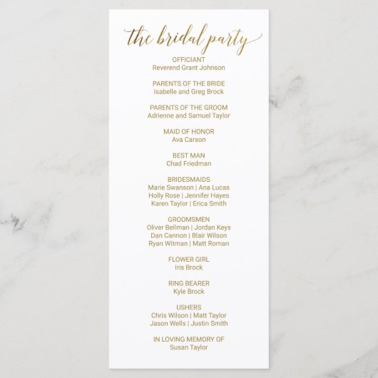 Peach and Pink Peony Flowers Wedding Programme Programmakaart (Achterkant)