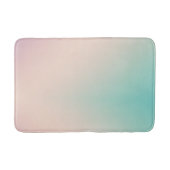 Peach Aqua Tie Dye Ombre Badmat (Voorkant)