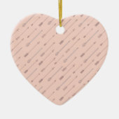 Peach Arrows Keramisch Ornament (Voorkant)