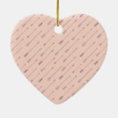 Peach Arrows Keramisch Ornament (Achterkant)