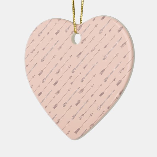 Peach Arrows Keramisch Ornament (Links)