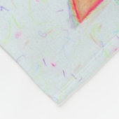 Peach Awareness Ribbon Angel Hope and Cure Blanket Fleece Deken (Hoek)