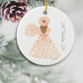 Peach Azalea Trail Maid Keramisch Ornament