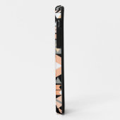 Peach Aztec Black Case-Mate iPhone Case (Achterkant/links)