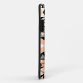 Peach Aztec Black Case-Mate iPhone Case (Achterkant/rechts)