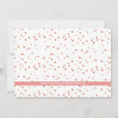 Peach Aztec Pattern | De datumbekendmaking opslaan Kaart (Achterkant)